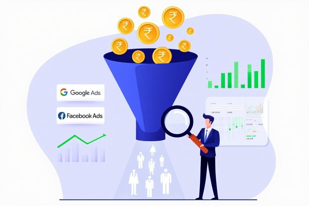 Freelance digital marketer managing google and face book ads